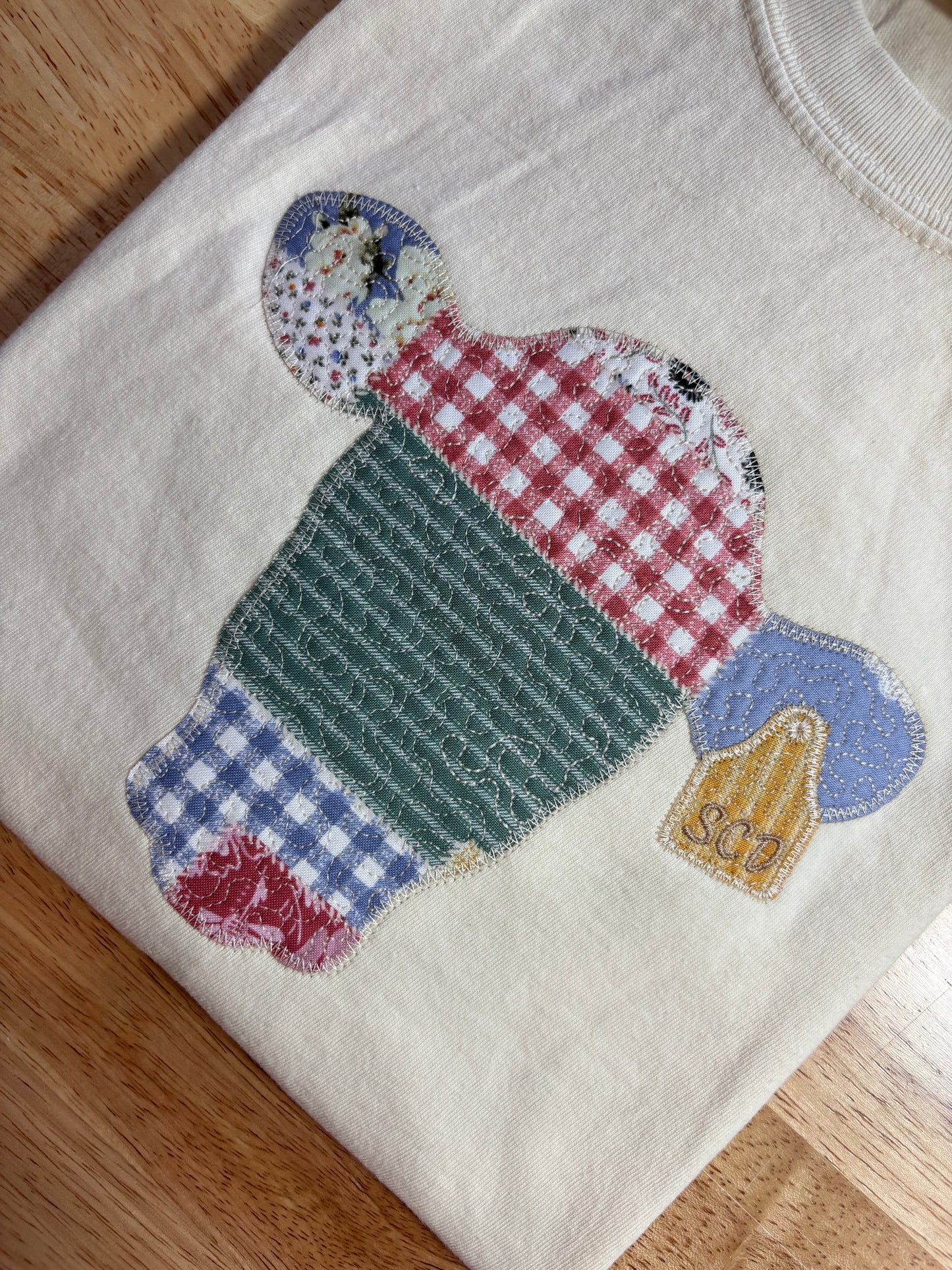 Farmhouse Patchwork Comfort Colors Tshirt