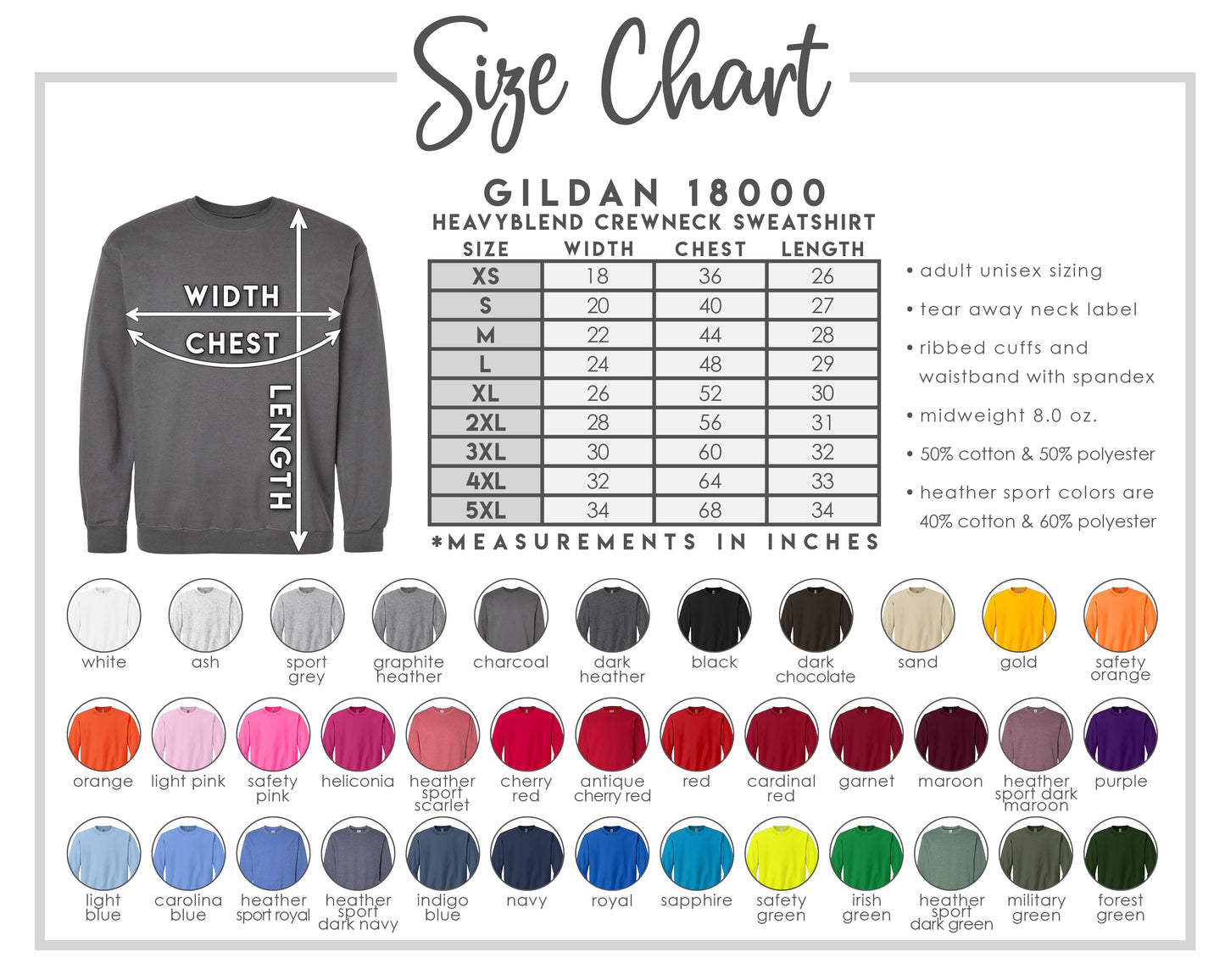 Coastal Elements Vintage Inspired Embroidered Sweatshirt