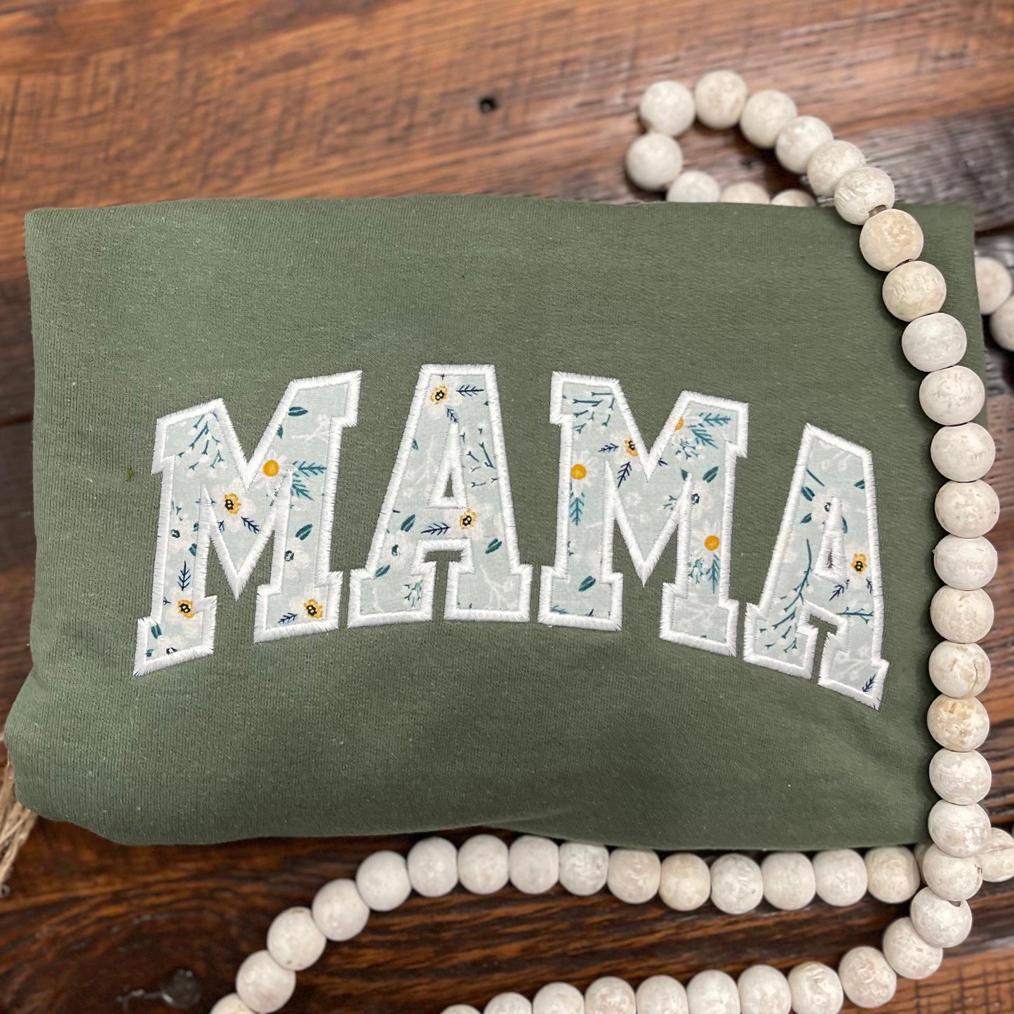 Mama Applique Crewneck Sweatshirt